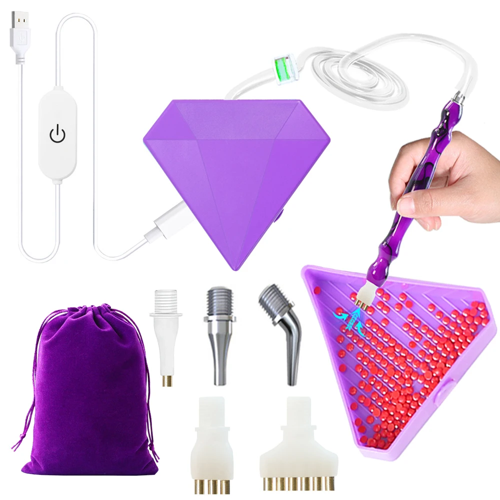 

Набор вакуумных ручек для алмазной живописи - инструменты для алмазных художественных принадлежностей, ручка-сверло, набор алмазных художественных ручек для взрослых