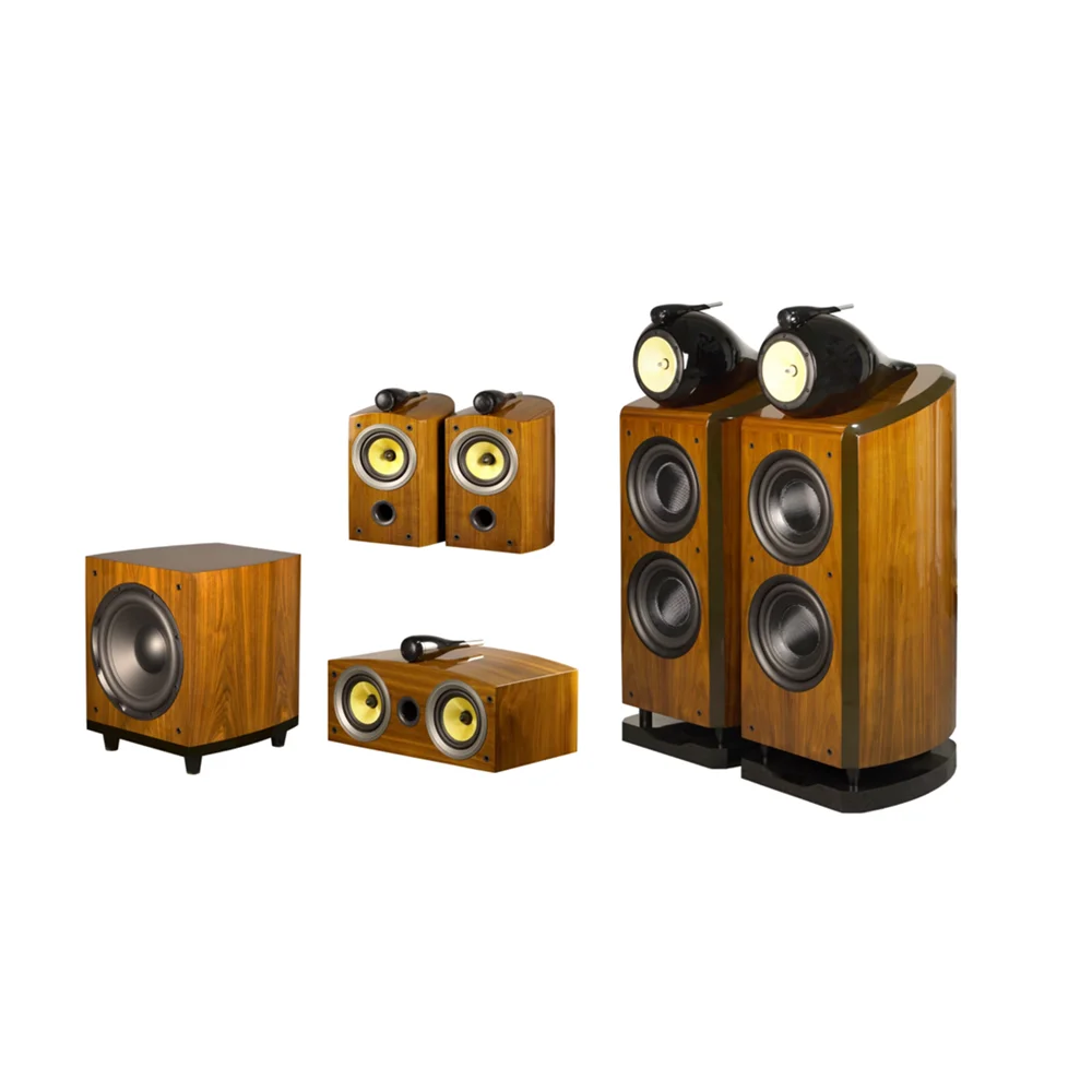 AVplay Nautilus Double 10 inch HiFi Fever 5.1/5.2 Set Wooden Home Theater Speaker 12 Inch Subwoofer 5.5 Inch Bookshelf Speaker