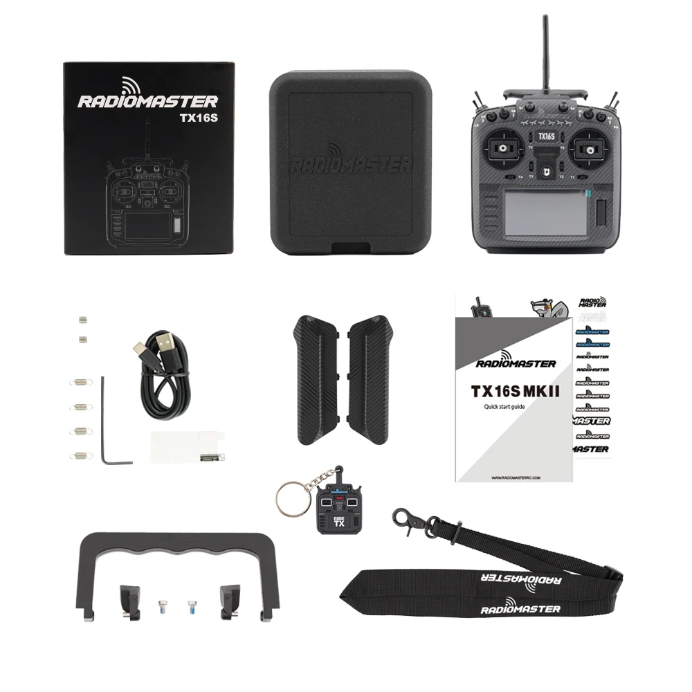 

Радиоконтроллер RadioMaster TX16S MKII V4.0 Подвески Холла ELRS JP4IN1 Передатчик Пульт дистанционного управления Многопротокольный