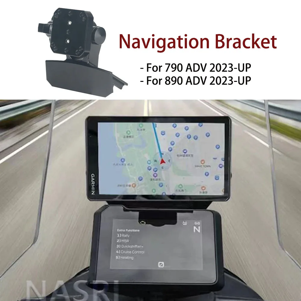 

Phone Navigation Bracket Holder Mount Stand Motorcycle Driving Recorder GPS For 790ADV 890ADV 790 890 ADV Adventure 2023 2024-UP
