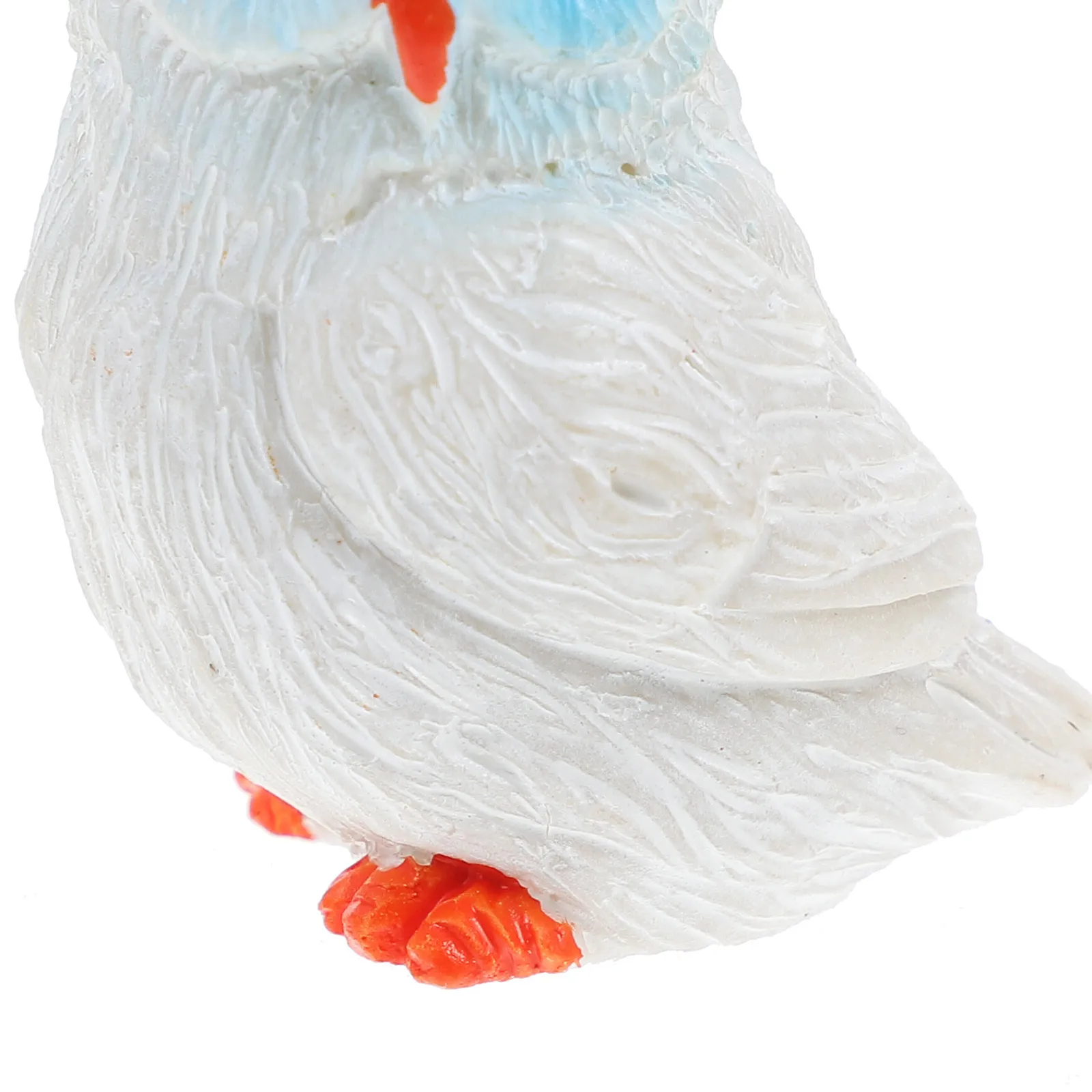 2Pcs Adorable Resin Owl Garden Statues Lifelike Mini Animal Ornament for Micro Landscape Bonsai Outdoor Yard Indoor
