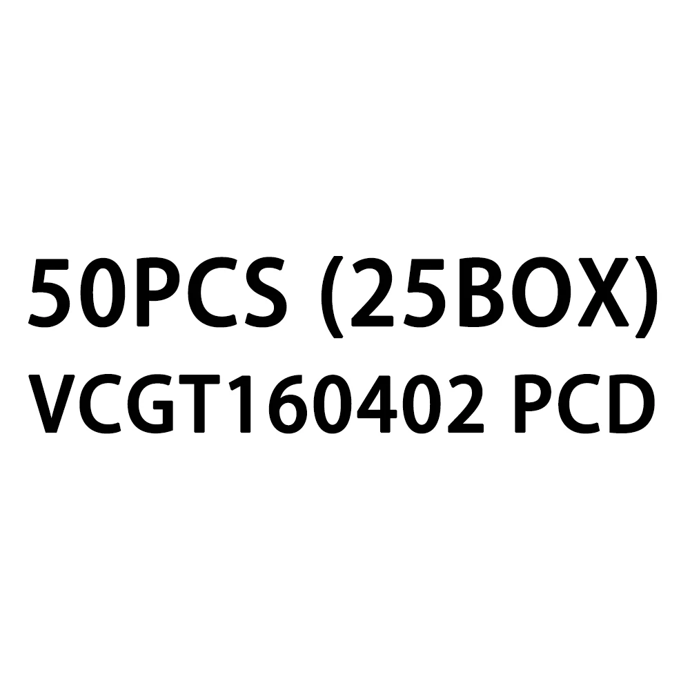 

50PCS VCGT160402 PCD