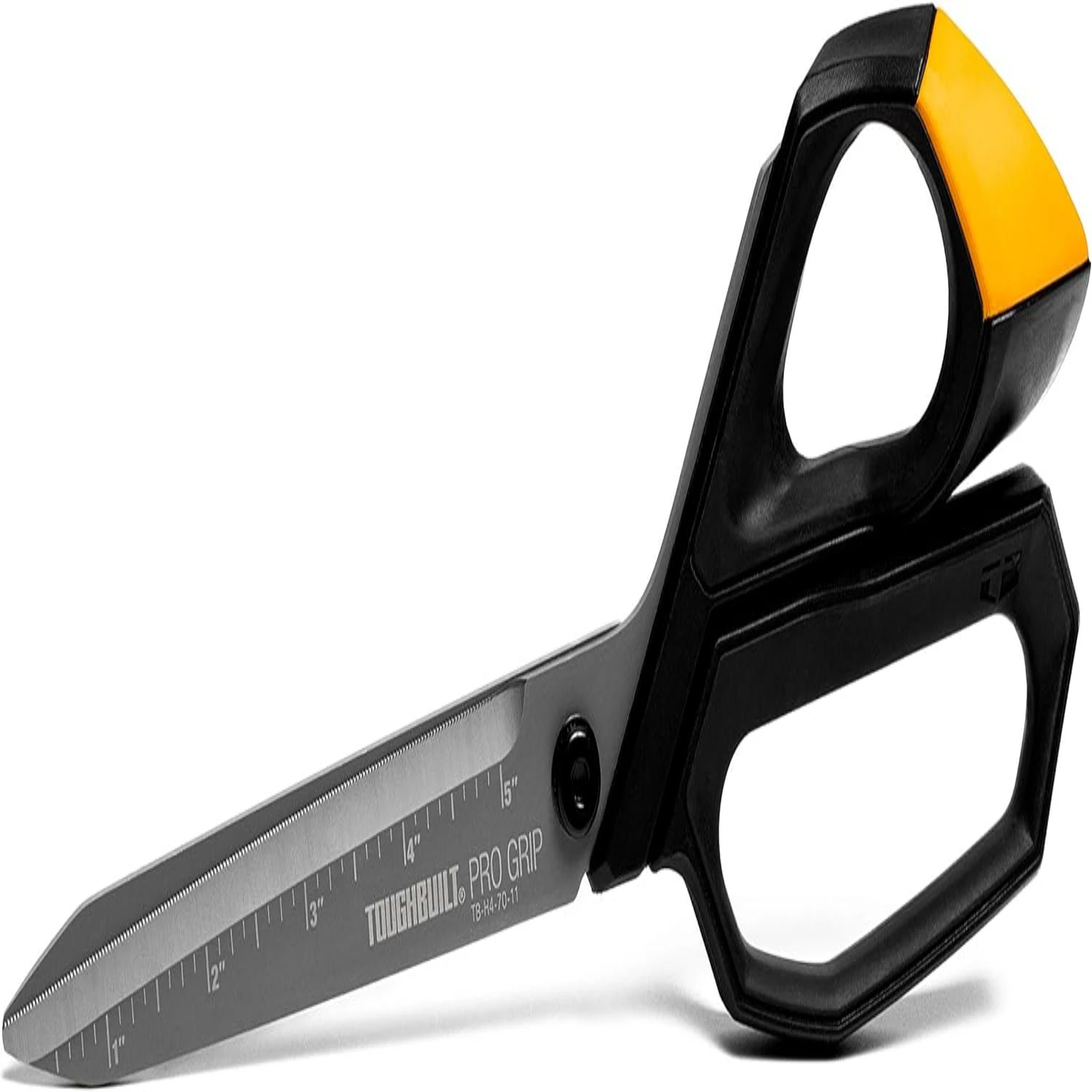 

Прочные ножницы для работы ToughBuilt Pro Grip, 5-дюймовые лезвия из нержавеющей стали с титановым покрытием — TB-H4-70-11