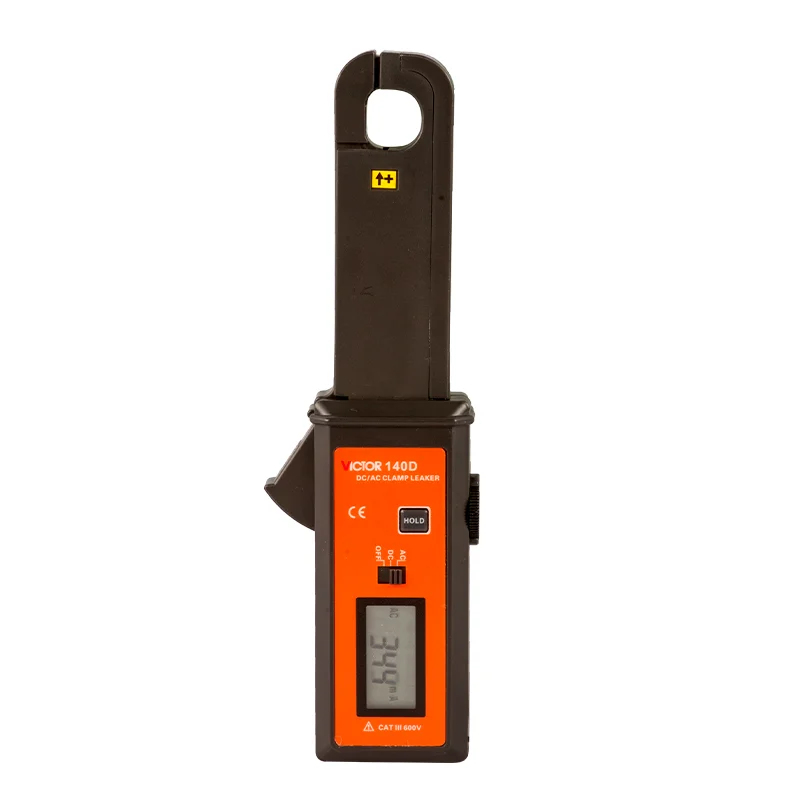 

Victor 140D Высокопроизводительные клещи для измерения тока утечки переменного/постоянного тока Цифровой амперметр Диапазон 0mA-60A