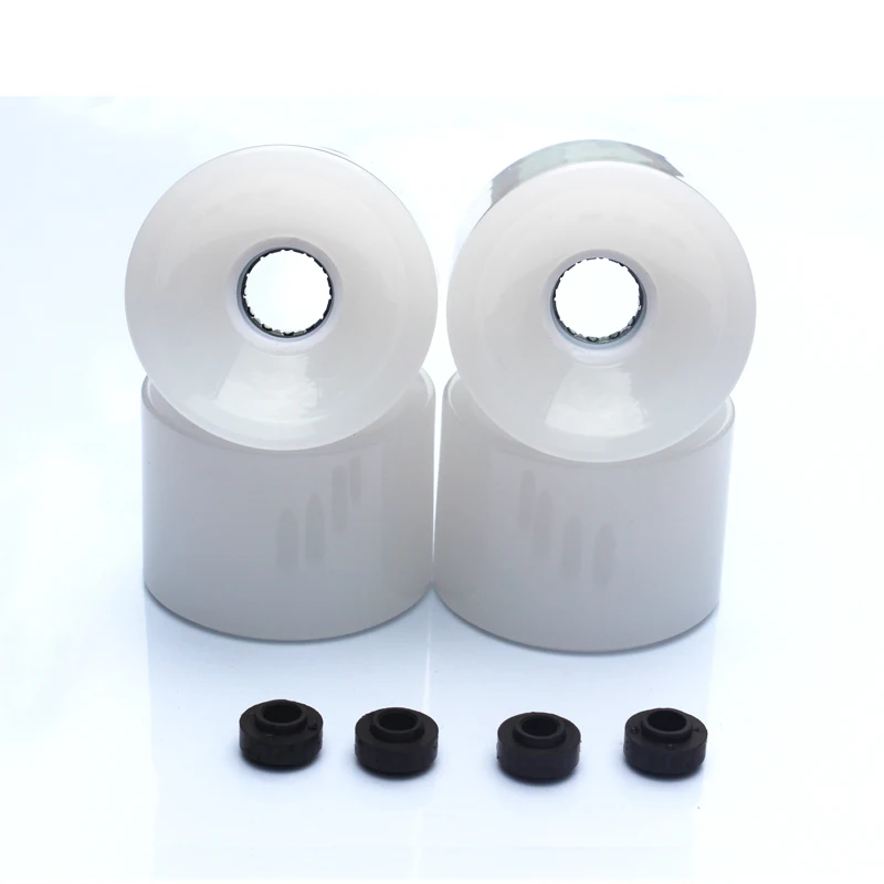 4 stücke LED weiß licht 70X51 smog Räder 78A für Surfbrett Longboard Räder