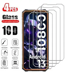 4Pcs Tempered Glass FOR HOTWAV Cyber 13 Pro 6.6