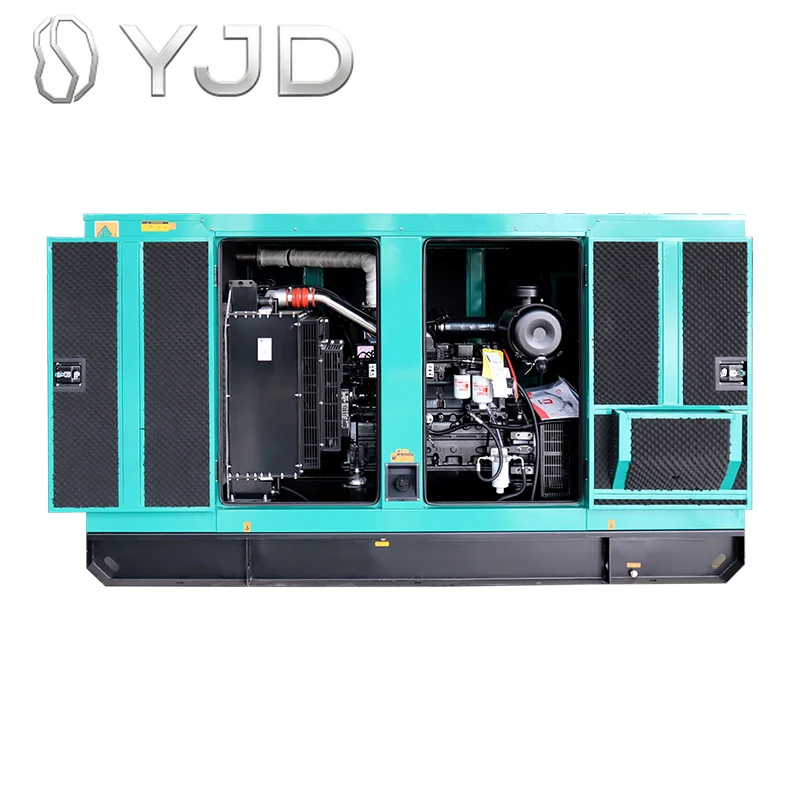 50KVA 40KW for Engine Silent Diesel Generator ATS Mobile Industrial Power Station 3 Phase/Single Phase 12 Months Warranty