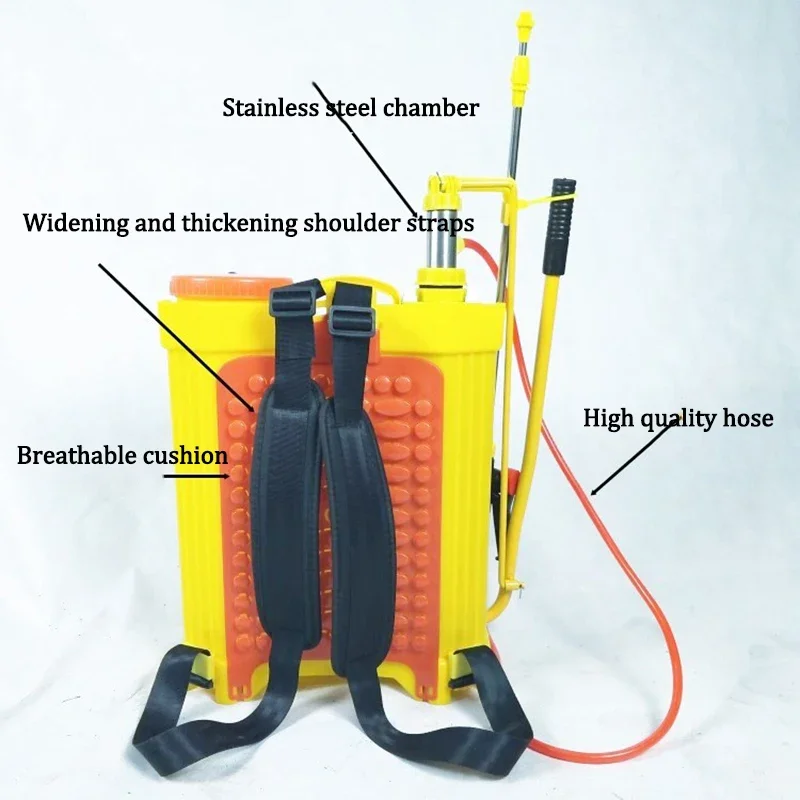 16L การเกษตรคู่มือเครื่องพ่นสารเคมีหนามือความดันแมลงเครื่องพ่นยาฆ่าแมลงสวน Pesticide Water Sprayer