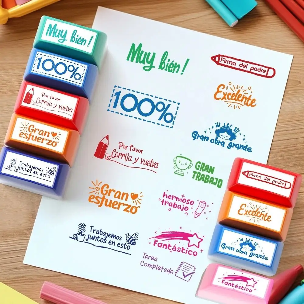 

Creative Plastic Encouragement Stamps Colorful Grade Stamps Homework Prizes Teacher