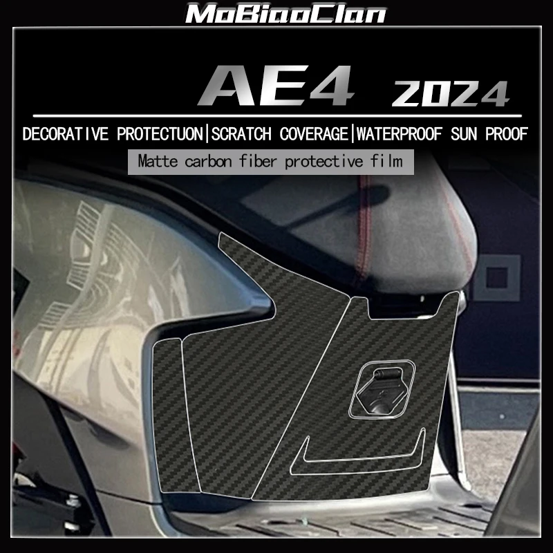 

For ZEEHO AE4 ae4 2024 Motorcycle 3D carbon fiber protective sticker decorative sticker sticker modification accessories