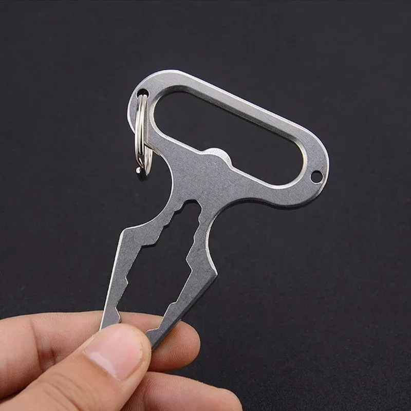 Outdoor EDC Stainless Steel Bottle Opener Self Defense Stinger Personal Protection Tool Weapons Combination Wrench Tools