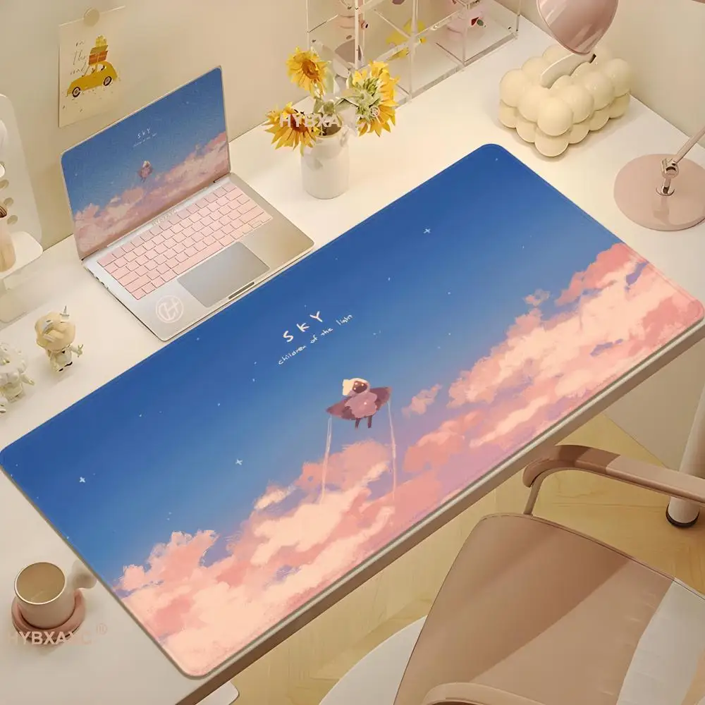 

Game S-Sky Children of the Light Mousepad Mouse Mat With Pad gaming accessories Prime Gaming XXL Keyboard Pad Stitch Padding Mat