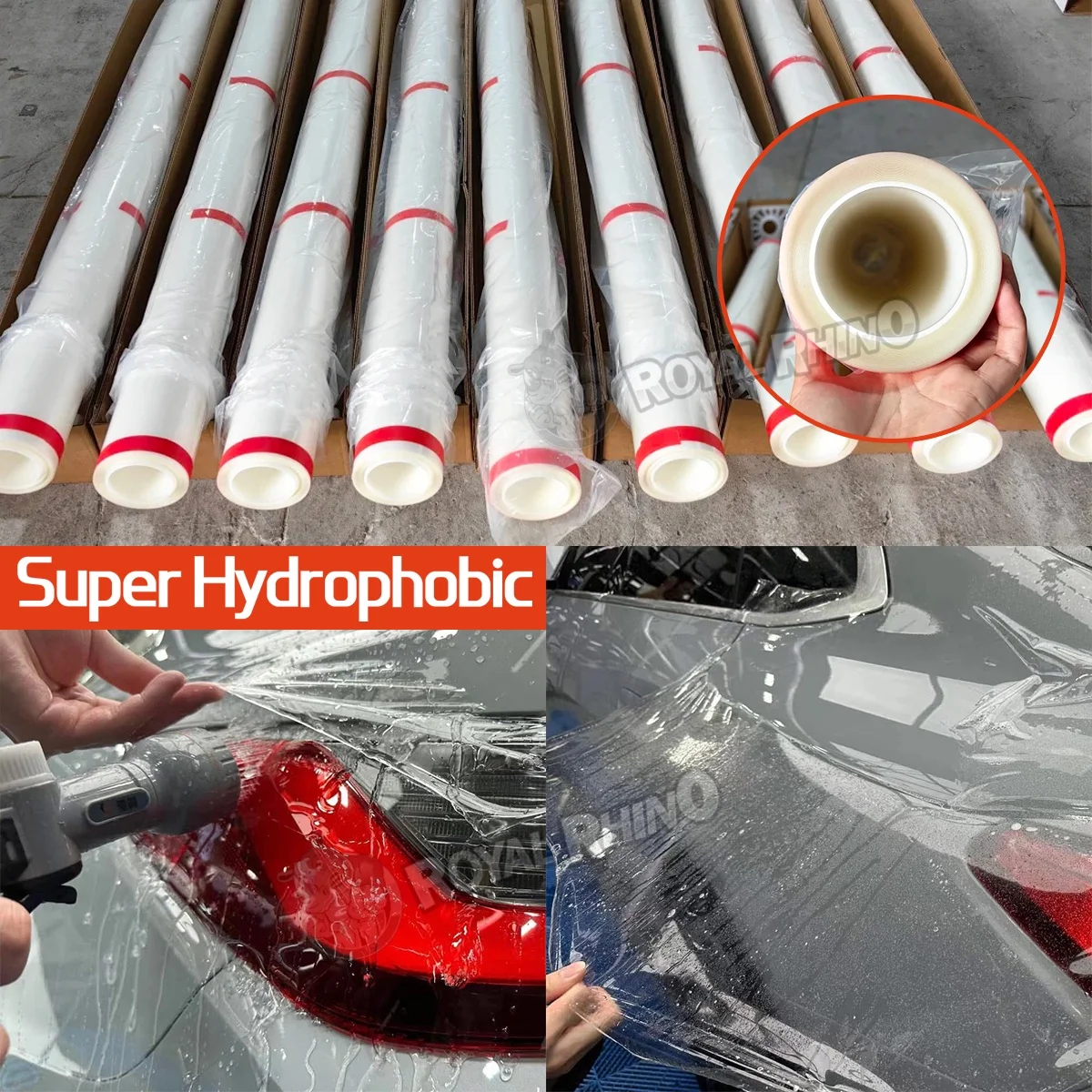 7.5mil TPU PPF Paint Protection Film Transparent Self-Healing Anti-Scratch Car Wrap Film Scratch Repair Sticker Car Accessories