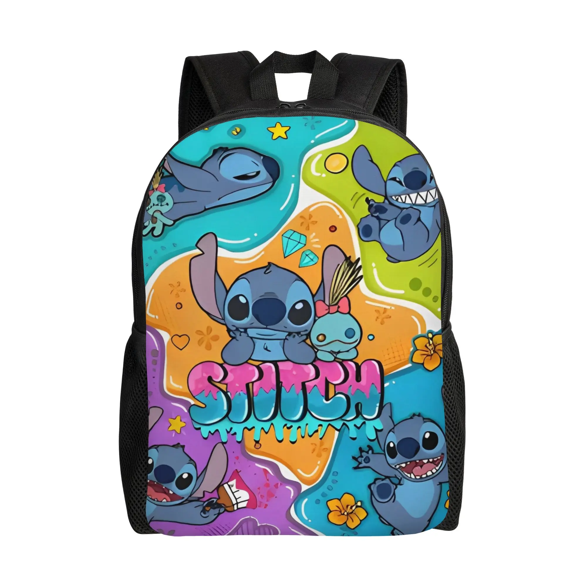 

Стильный рюкзак с милым мультяшным принтом для спорта, учебы и работы, унисекс, для ноутбука, на плечо