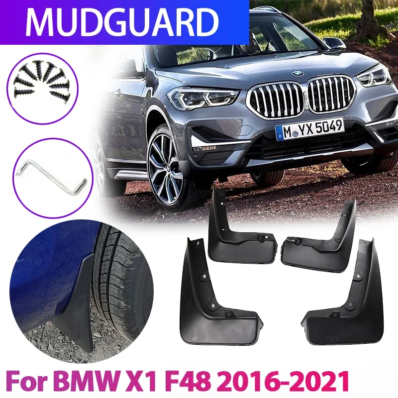 

Mud Flaps Auto Front Rear 4pcs Mudguards Special Fender Mudflaps Car Accessories For BMW X1 F48 2016 2017 2018 2019 2020 2021