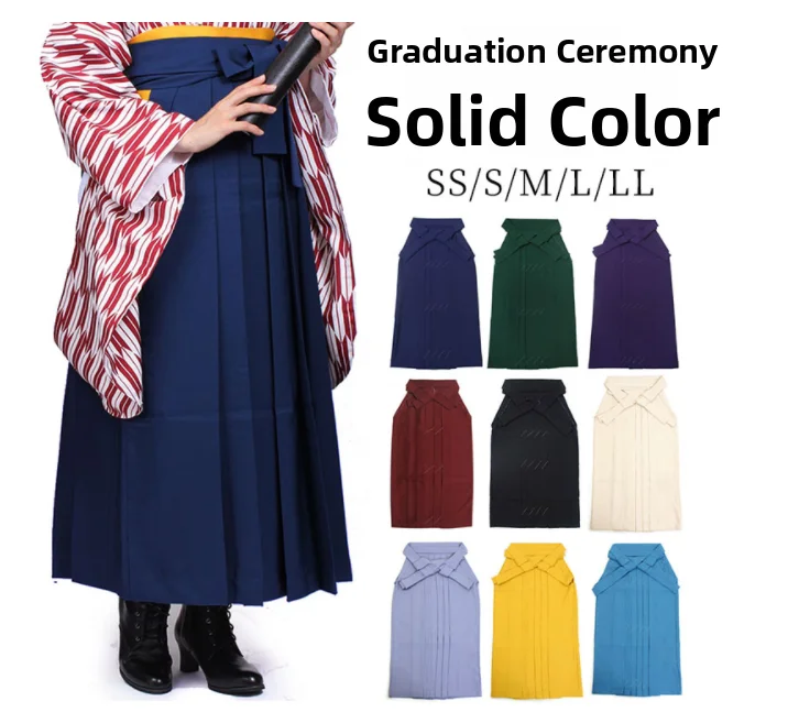 

Traditional Pure Color aduation Ceremony Women's Pantsuit Traditional Kimono Sle Fiber Waable Multi-Color Ladies