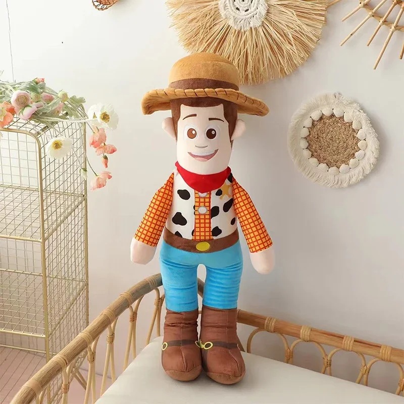 80-120 سنتيمتر ديزني لعبة من الكارتون قصة كبيرة الحجم دمية شريف وودي أنيمي محشوة أفخم رمي وسادة هدايا عيد ميلاد الأطفال
