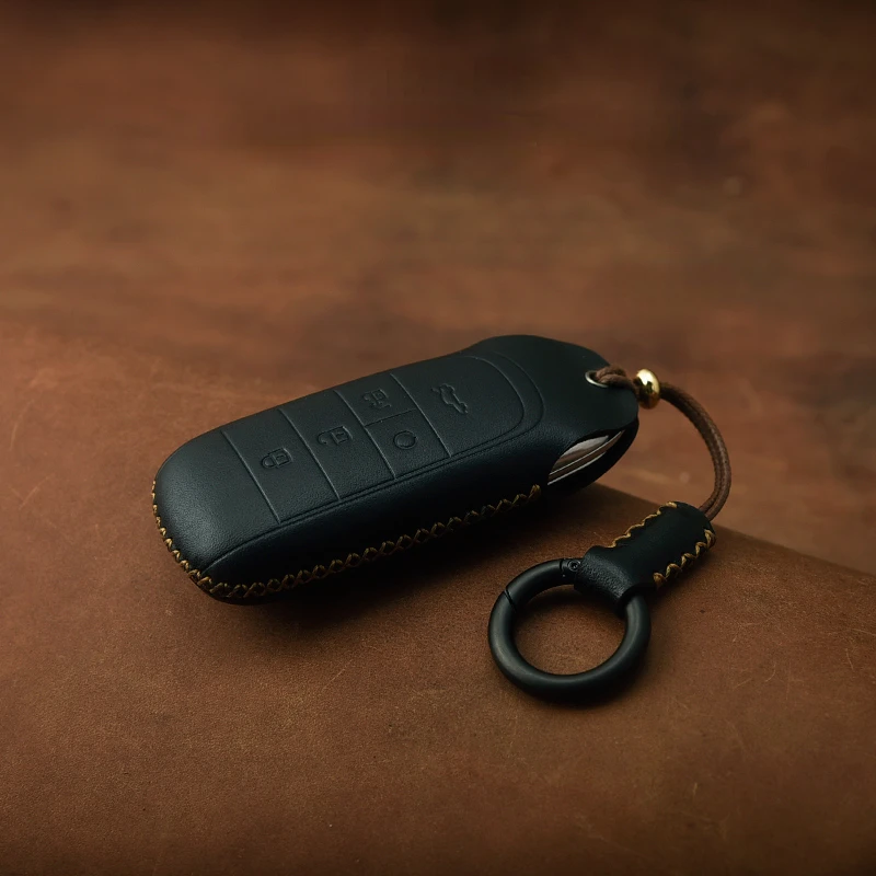 

Suitable For Aion V LX 2020-2024 Leather Car Remote Key Case Cover Anti Scratch and Wear-resistant