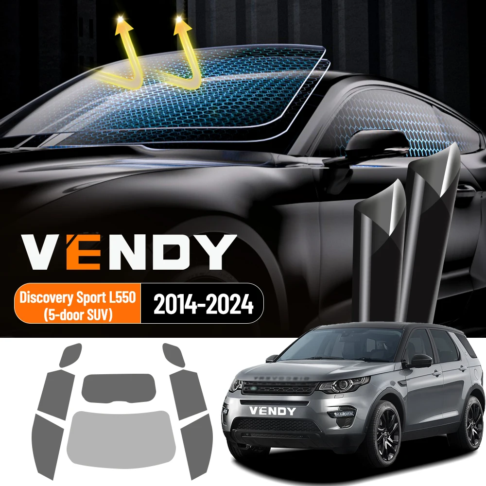 

For Land Rover Discovery Sport L550 2014-2024 Pre-Cut Car Window Tint Film Kit Solar Tinted Film Privacy,Heat & UV Protection