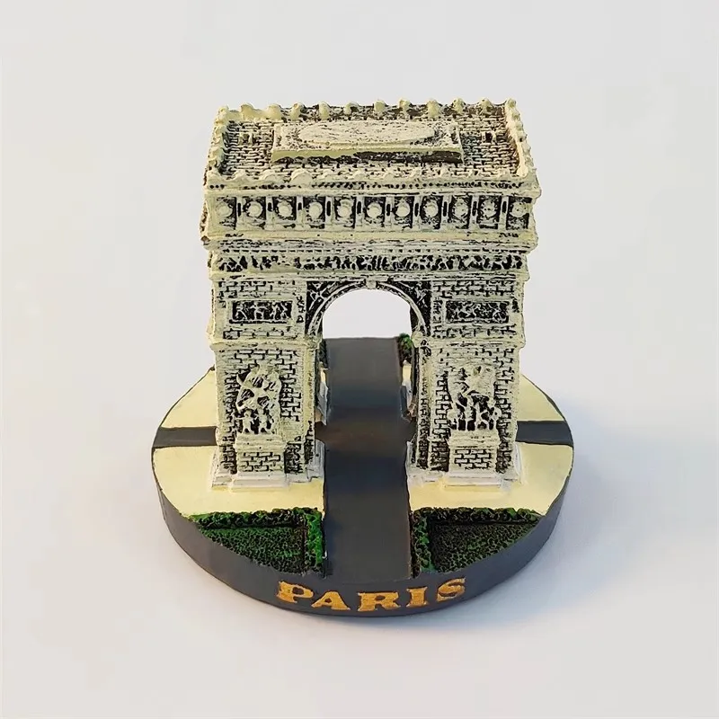 Egypt Tunisia Travelling Souvenirs Arc de Triomphe Figurines Desk Ornaments Wedding Birthday Gifts Home Decoration Miniatures