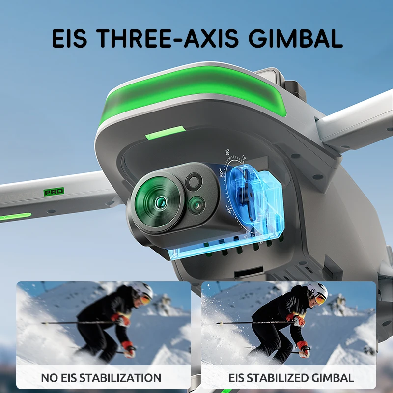 Y3 Uitra Drone 1080P HD Camera WIFI GPS Evitamento Ostacoli Touch Screen FPV Brushless EIS Elettronico RC Quadcopter Giocattolo P31 Drone