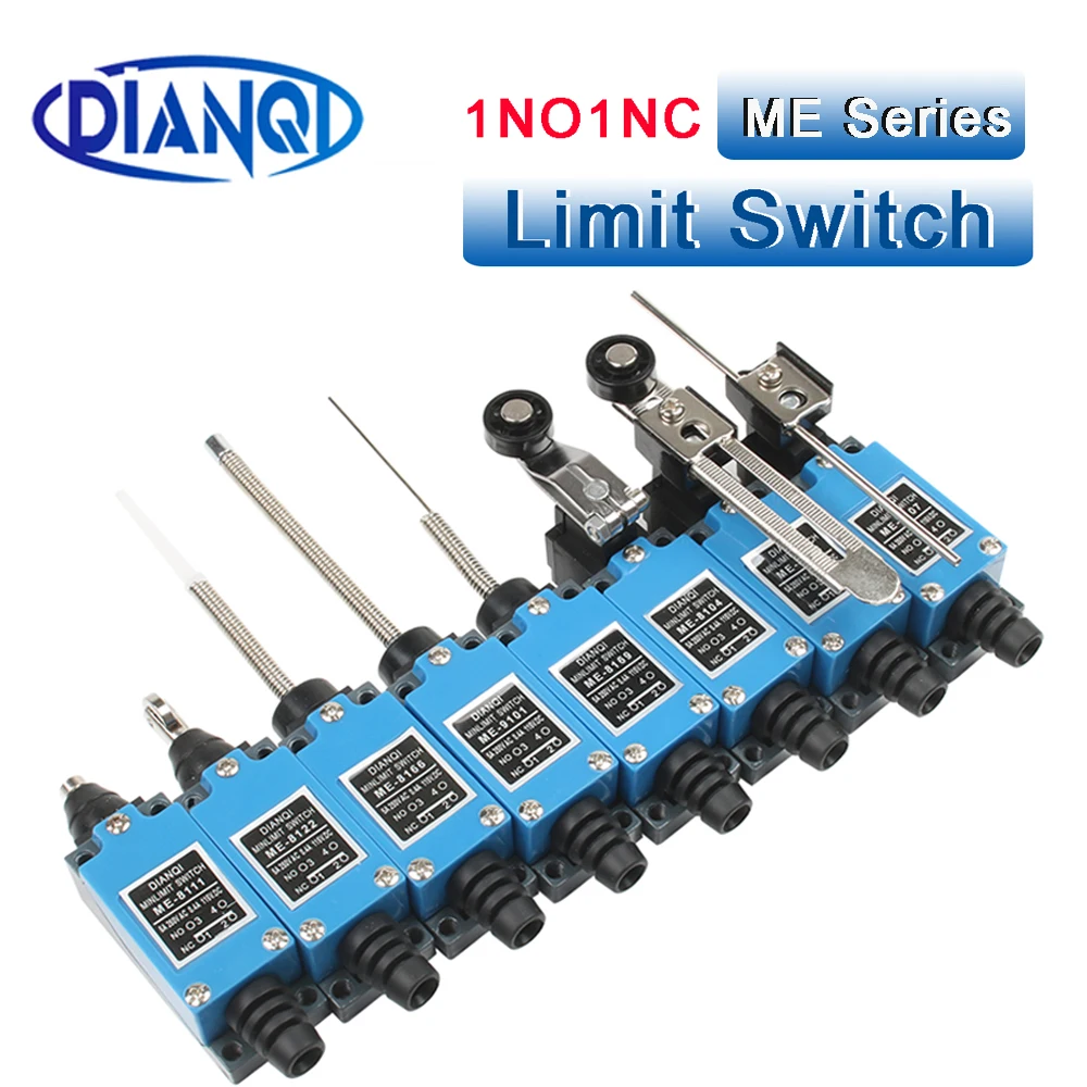 1pc ME8108 TZ8111 8122 9101 8104 8166 Travel Switch Self-reset Rotary Roller Lever Sealed Industrial Machine Limit Switch NO NC