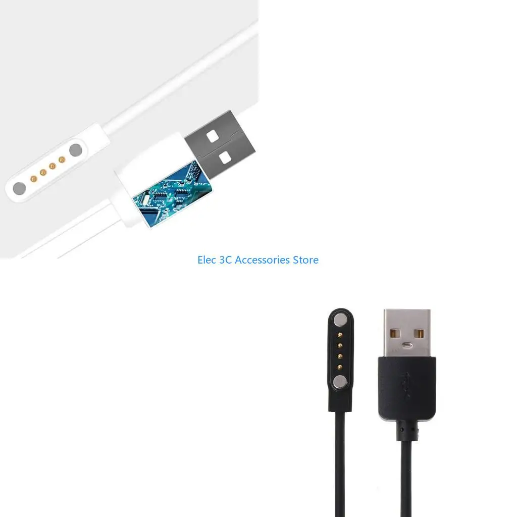 Y51A Smartwatch 4Pin 7.62mm Smartwatch Universal USB Charging Wire
