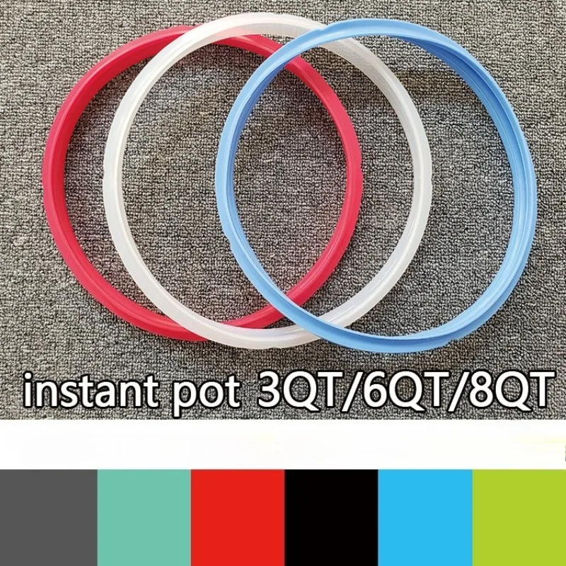 Electric pressure cooker/instant pot silicone sealing ring, 3QT, 5QT, 6QT, 8QT, pressure cooker gasket, replace rubber seal