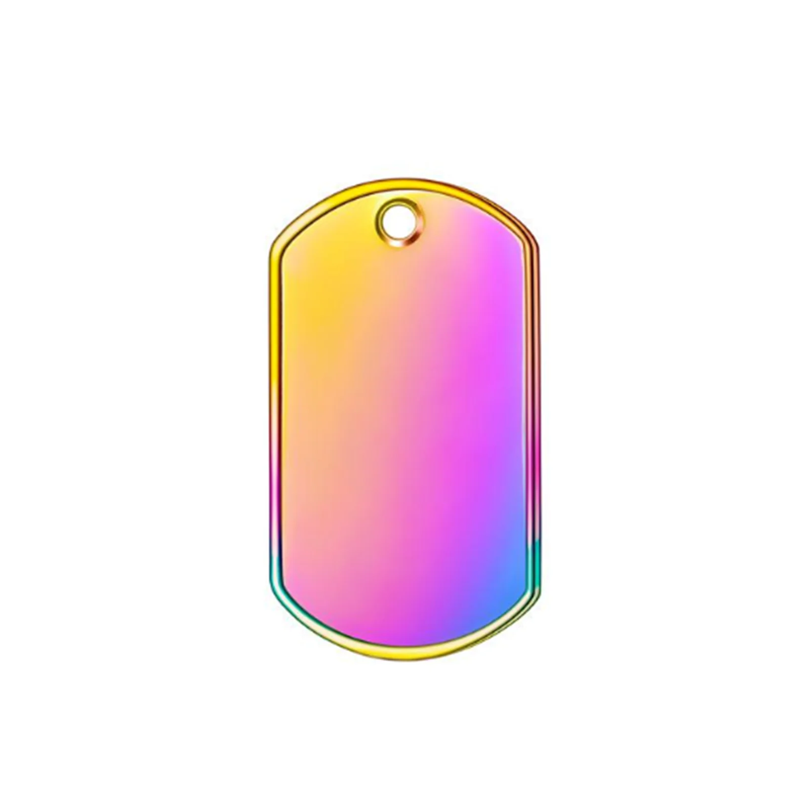 10 stks/partij Rvs Militaire Identiteit Tag Hond ID Tags Voor Mannen Hanger Mannen Tags Ketting Persoonlijkheid Ketting Groothandel