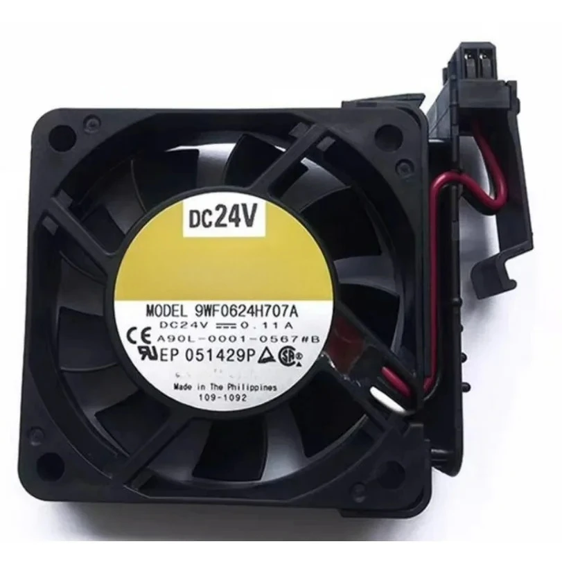 

For FANUC 9WF0624H7D05A A90L-0001-0552#A DC24V 0.11A 60x60x15mm SanAce60WF Cooling Fan