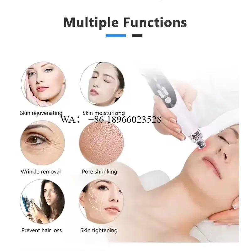 WMWMNU Newest Portable Needle-free Mesotherapy Instrument Improves Nutrient Penetration for Home Use Beauty Device