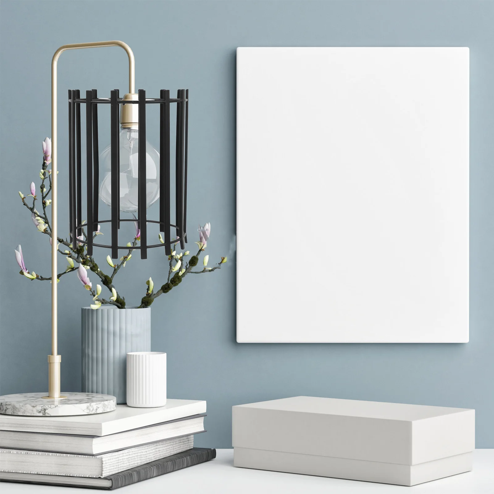 

Metal Geometric Pendant Light Shade Hollow Iron Wire Cage Ceiling Lamp Fixture for Living Room Dining Bedroom Stylish Lighting