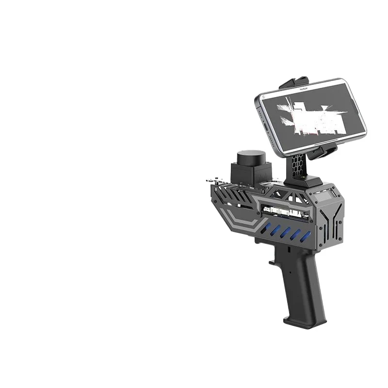 Handheld lidar gimbal SLAM mapping navigation sensor ROS2 robot scanning microROS trolley
