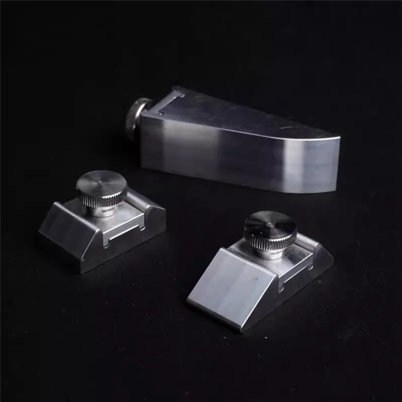 -A89Z 3Pcs 모델 수동 핸드 샌드페이퍼 연삭 도구 고정 장치 알루미늄 합금 샌드페이퍼 홀더 클립 연삭 평면 연마 Diy