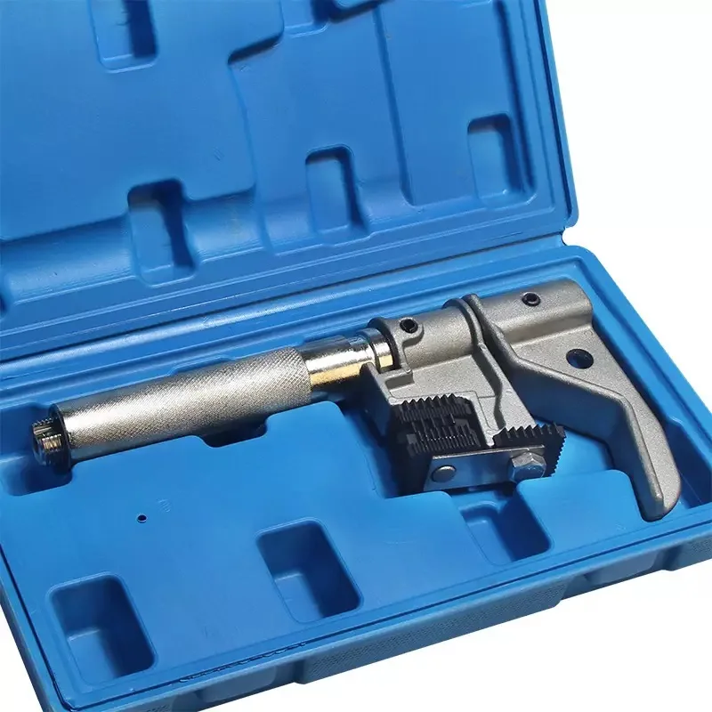 Universal External Thread Restoration Tool Kit With Replaceable Heads To Fix Worn And Damaged Screw Bolt Threads