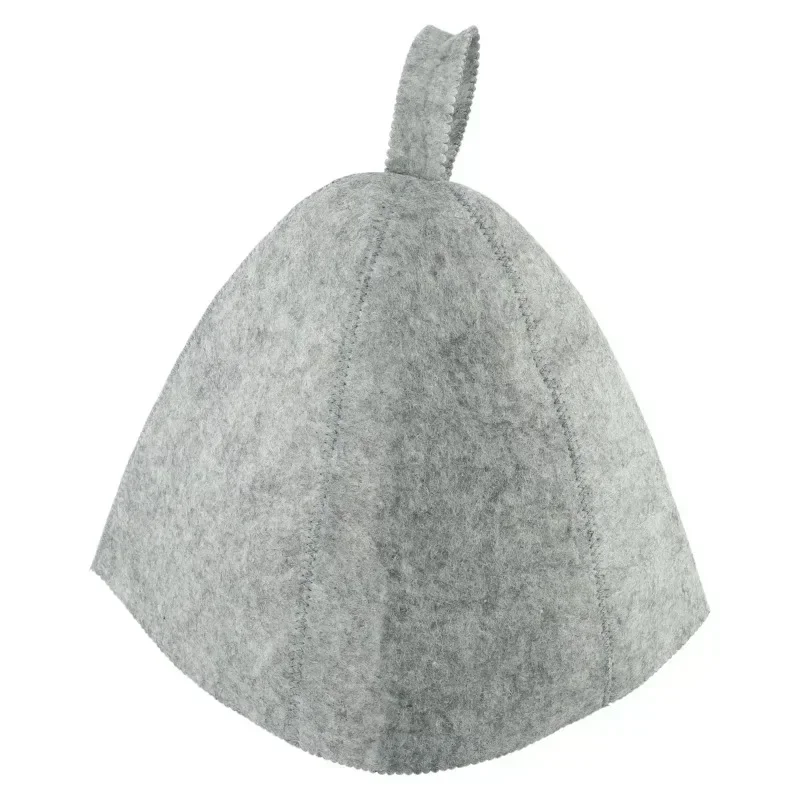 Useful Durable New Quickly Sauna Hat Thicken Cap Wool Felt 1Pc 25x23 Cm / 10x9.2 Inch Lightweight Protect Hair