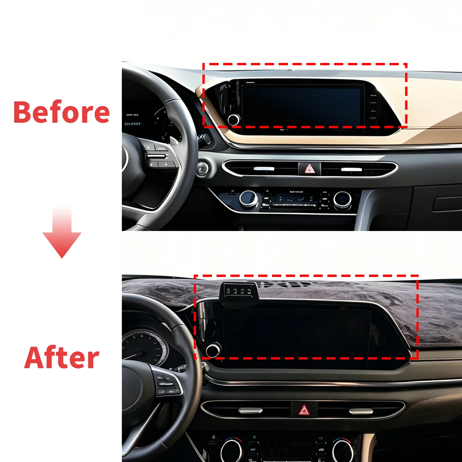 

for Hyundai SONATA 2019 2020 2021 2022 Navigation Bracke Screen Base Phone Holder Mount Car ​​accessoires