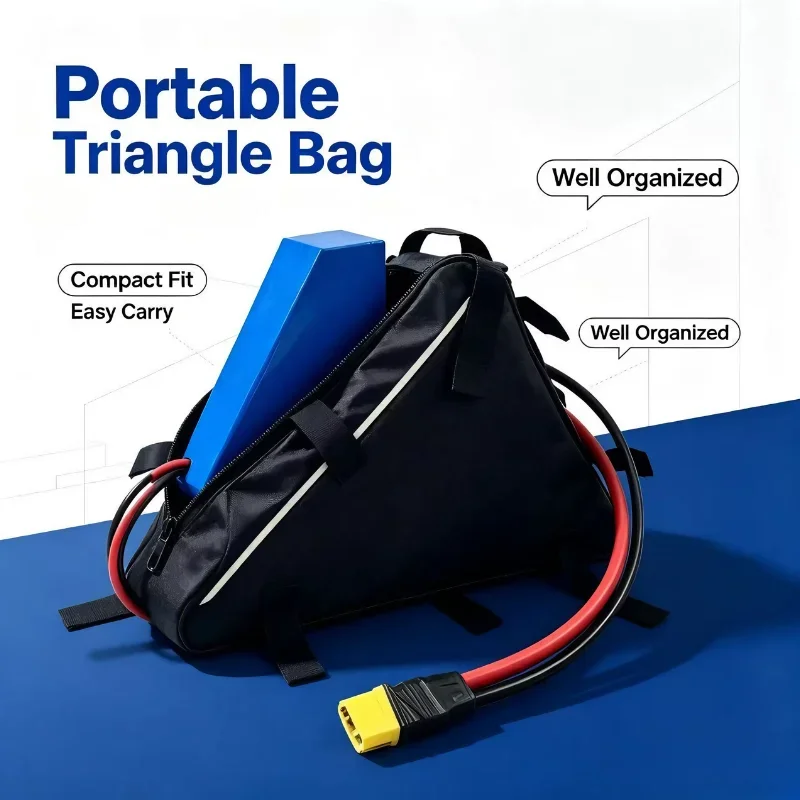 48V 30Ah Li‑ion Battery with Fast Charger, Built‑in BMS, for Folding E‑Bikes, Rental E‑Scooters, Mobile Work Tools, RV Auxiliary