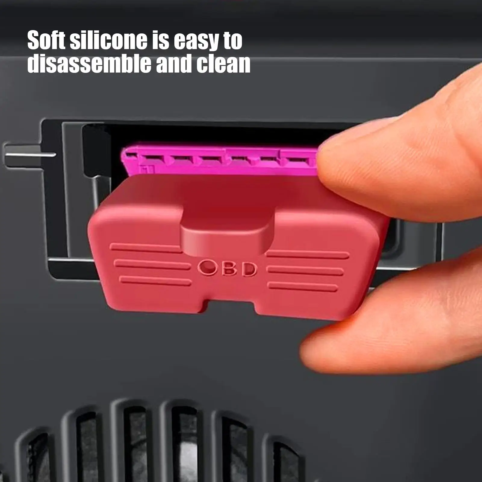 Obd Dust Cover OBD Cover Waterproof Diagnostic Connector Lid Protective Universal car interface OBD silicone protective cover