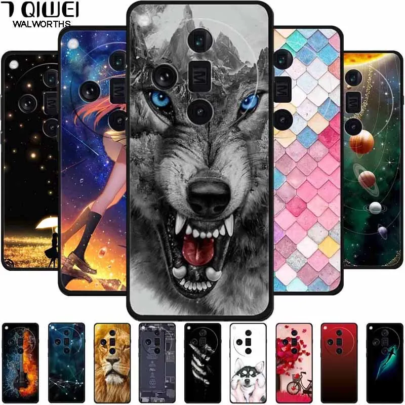 For Oppo Find X7 Ultra Case FindX7 Silicone Space Wolf TPU Soft Phone Covers for OPPO A74 4G / Reno 4Z Cases X7Ultra X 7 Coque