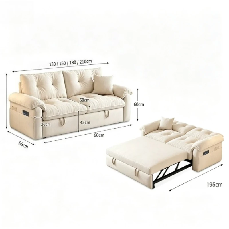Armchair Sofa Bed Comfortable Relaxer Storage Compression Modern Couch Adults Apartment Muebles Para El Hogar Furniture Home