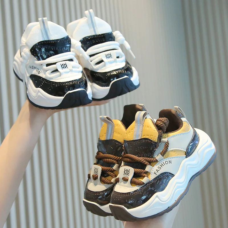 

Zapatos, модная обувь для девочек, осень 2023, новые детские кроссовки на толстой подошве, удобная нескользящая повседневная обувь для девочек, Zapatillas De Mujer