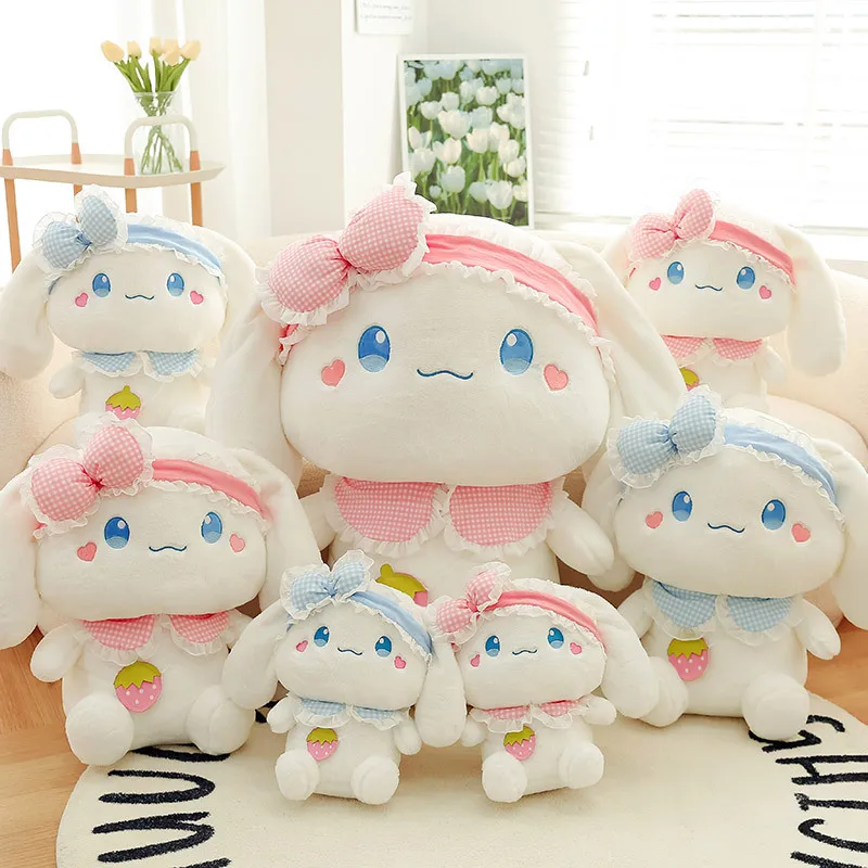 

Sanrio Plush Toys Kawaii Hello Kitty My Melody Room Decor Kuromi Plushie Cinnamoroll Doll Plush Keychain for Christmas Gifts