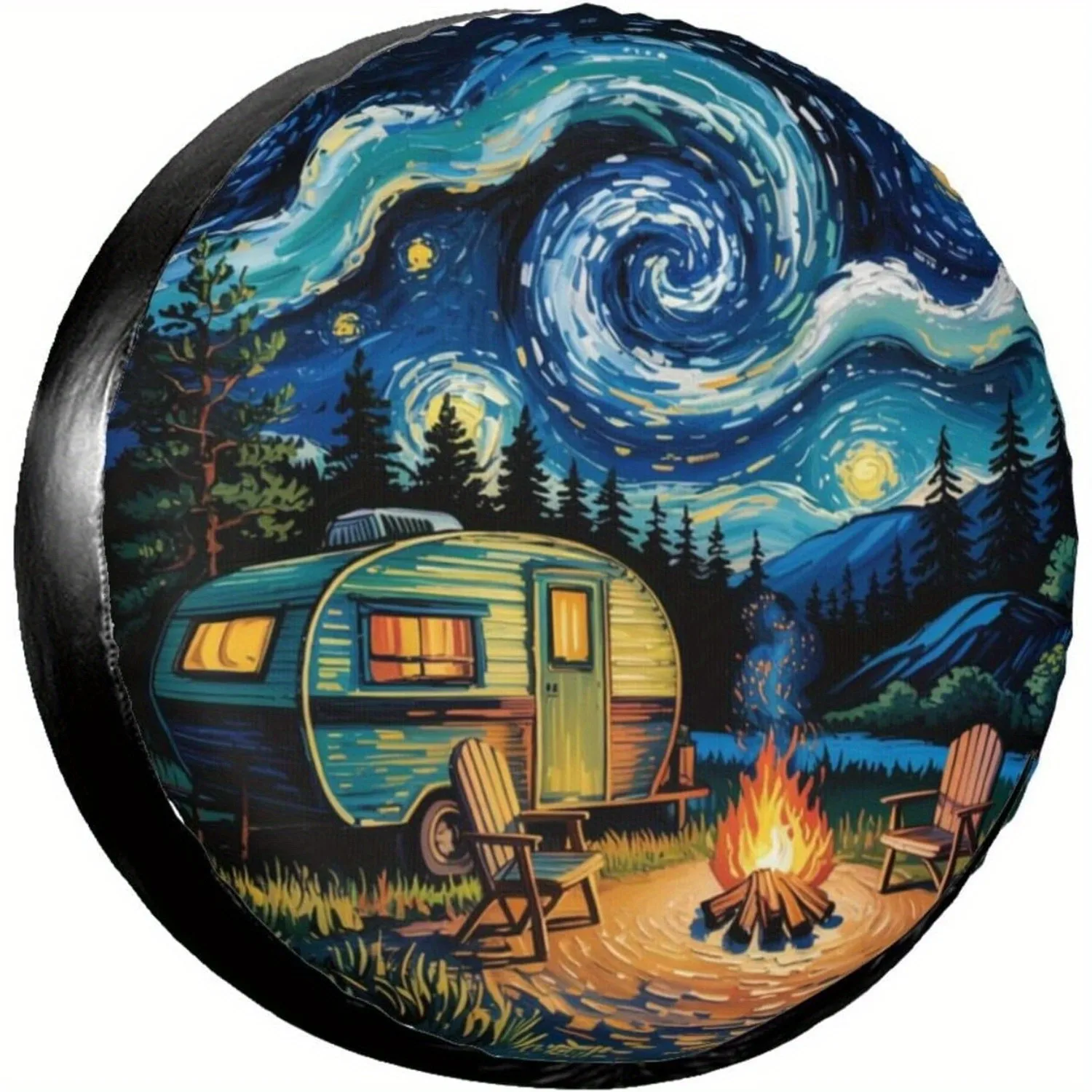 Starry-Sky-Camper-Spare-Tire-Cover-Waterproof-Protector-for-RV-SUV-Truck-Trailer-16-Inch