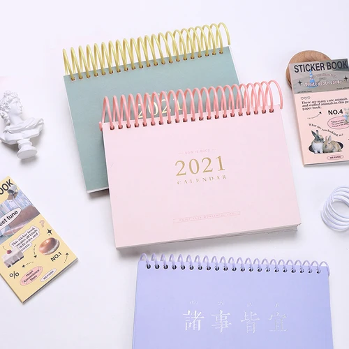 Imagen 2 del producto 10 Uds A4 30 agujeros carpeta de anillas bobina DIY cuaderno anillo de encuadernación cable de teléfono anillos de libro de serpiente accesorios de oficina anillos de carpeta