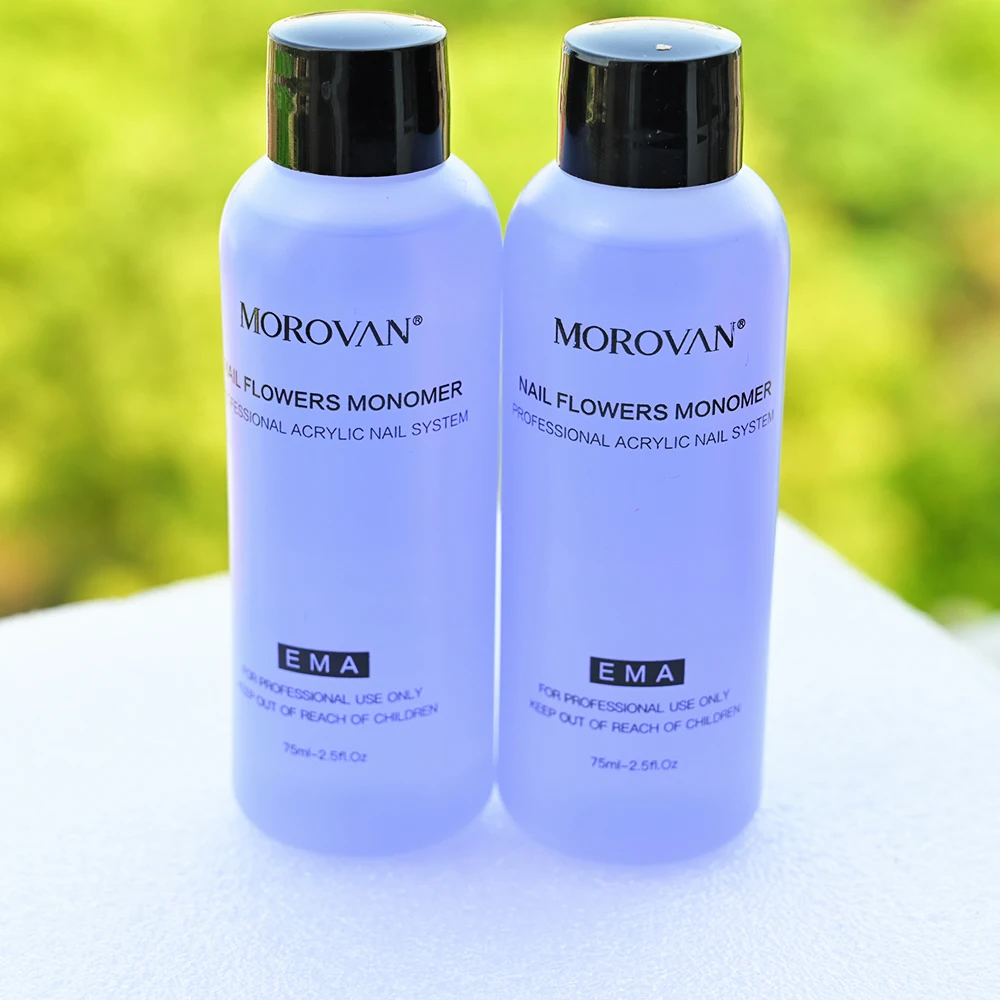 1 Flasche 75 ml EMA Acryl-Flüssigkeitsmonomer Nail Art Carving Extension für Acrylpulver Maniküre Builder Tips Acryl-Nagelflüssigkeiten