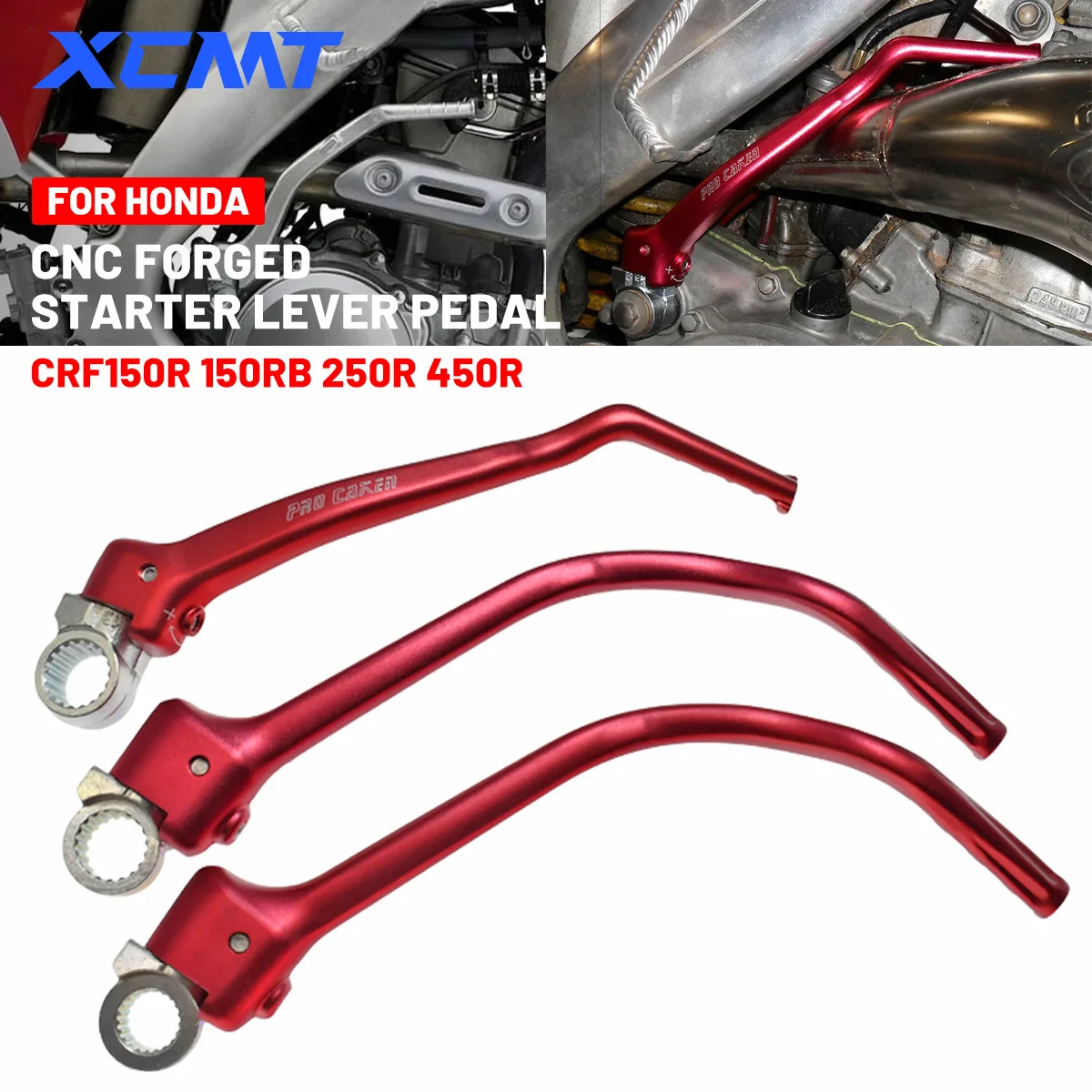 

CNC Motorcycle Forged Kick Start Starter Lever Pedal For HONDA CRF250R CRF450R CRF150R CRF 150 250 450 R Retrofit Accessories