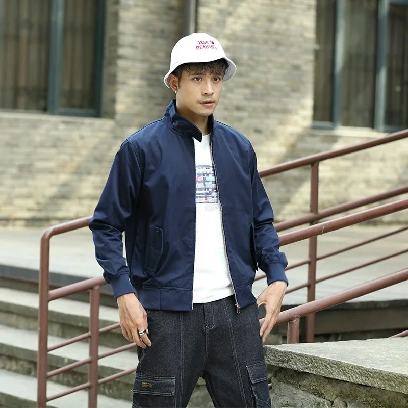 

Мужская укороченная куртка с металлическими пуговицами, компактная, для лета и весны, молодежная, модная, в уличном стиле, для вечеринок, для парней