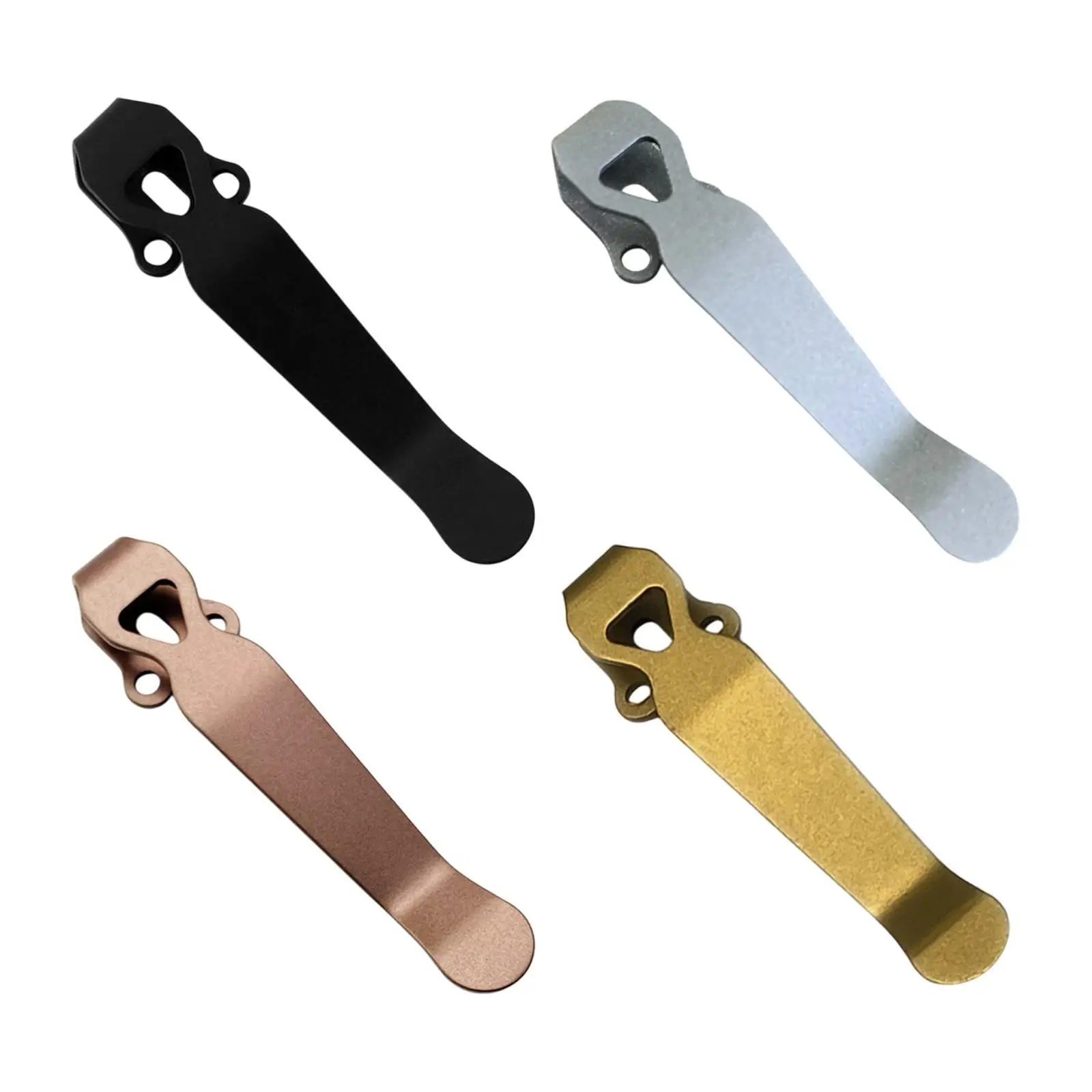 Deep Carry Pocket Clip Back Clip for Multitool Replace Parts Practical Metal Clamp Enhanced Carry Experience Key Holder