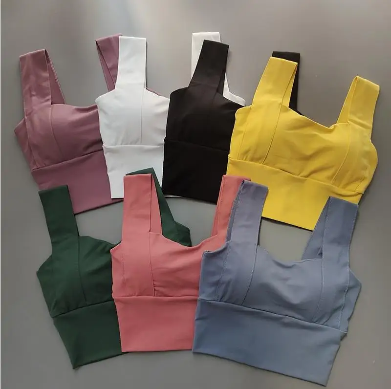 Sexy Sportbeha Schoonheid Terug Vrouwen Push Up Bh Running Workout Gym Fitness Workout Crop Tops Kort Vest Yoga Ondergoed Tops